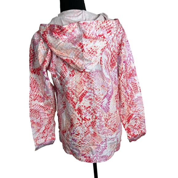 Sport Savvy French Terry Print Jacket CORAL NWOT SIZE XXS - Picture 3 of 7